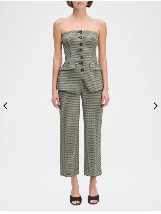 Favorite Daughter Tops - Favorite Daughter
The Phoebe Houndstooth Bustier